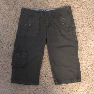 BKE olive green cargo short